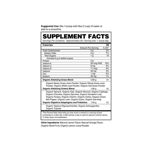 Easy Being Green - Polvo verde - Naranja 30 porciones