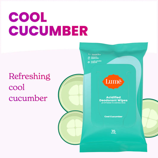 Cool Cucumber | Deodorant Wipes (15 count)